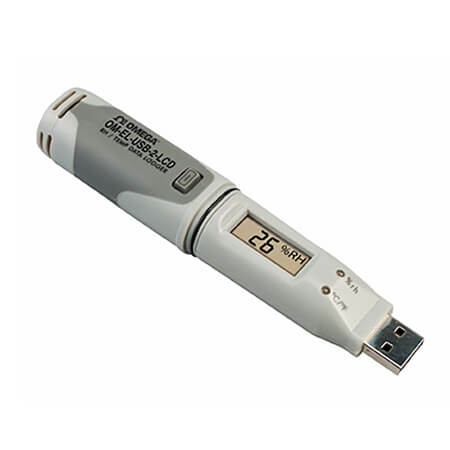 OMEGA奧米佳 OM-EL-USB-2-LCD溫度、濕度和露點(diǎn)數(shù)據(jù)記錄器 配有LCD顯示屏